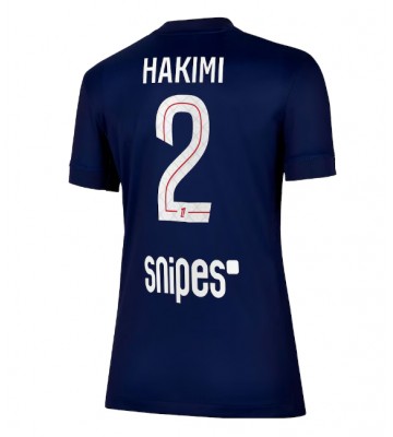 Paris Saint-Germain Achraf Hakimi #2 Primera Equipación Mujer 2025-26 Manga Corta